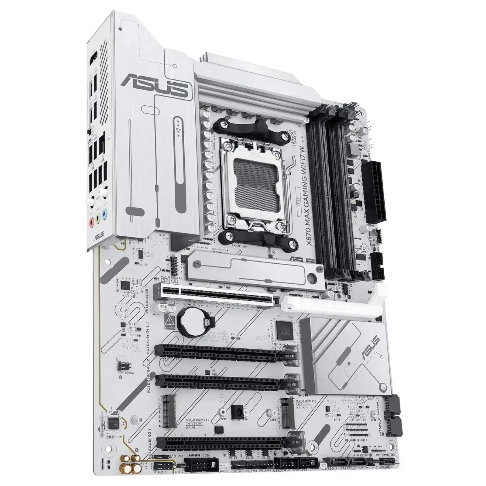 Материнська плата Asus X870 Max Gaming WiFi7 White Socket AM5 UA