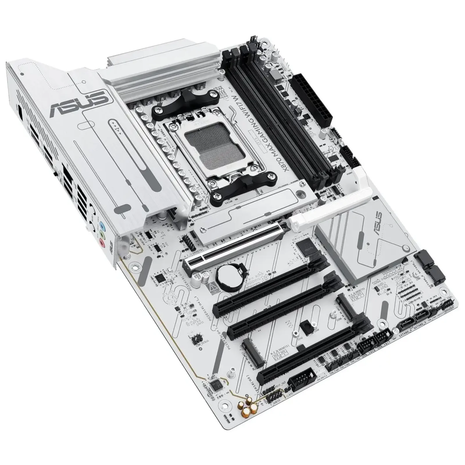 Материнська плата Asus X870 Max Gaming WiFi7 White Socket AM5 UA