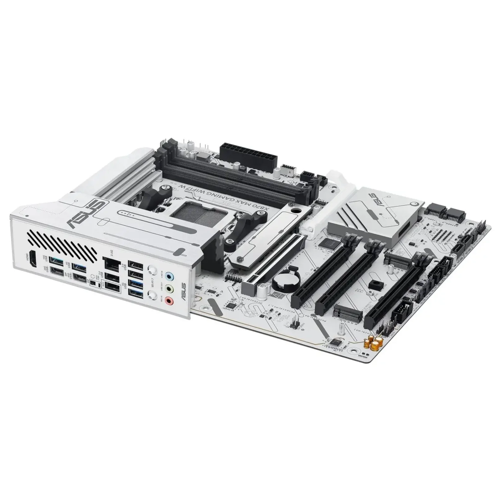 Материнська плата Asus X870 Max Gaming WiFi7 White Socket AM5 UA