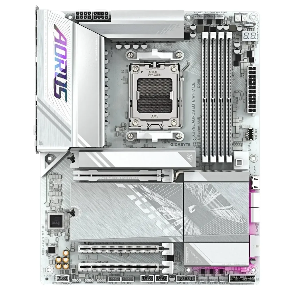 Материнская плата Gigabyte X870E Aorus Elite WiFi7 Ice Socket AM5 UA