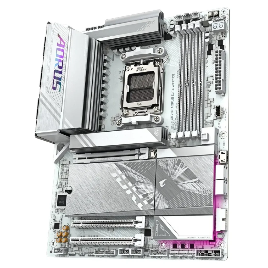 Материнская плата Gigabyte X870E Aorus Elite WiFi7 Ice Socket AM5 UA