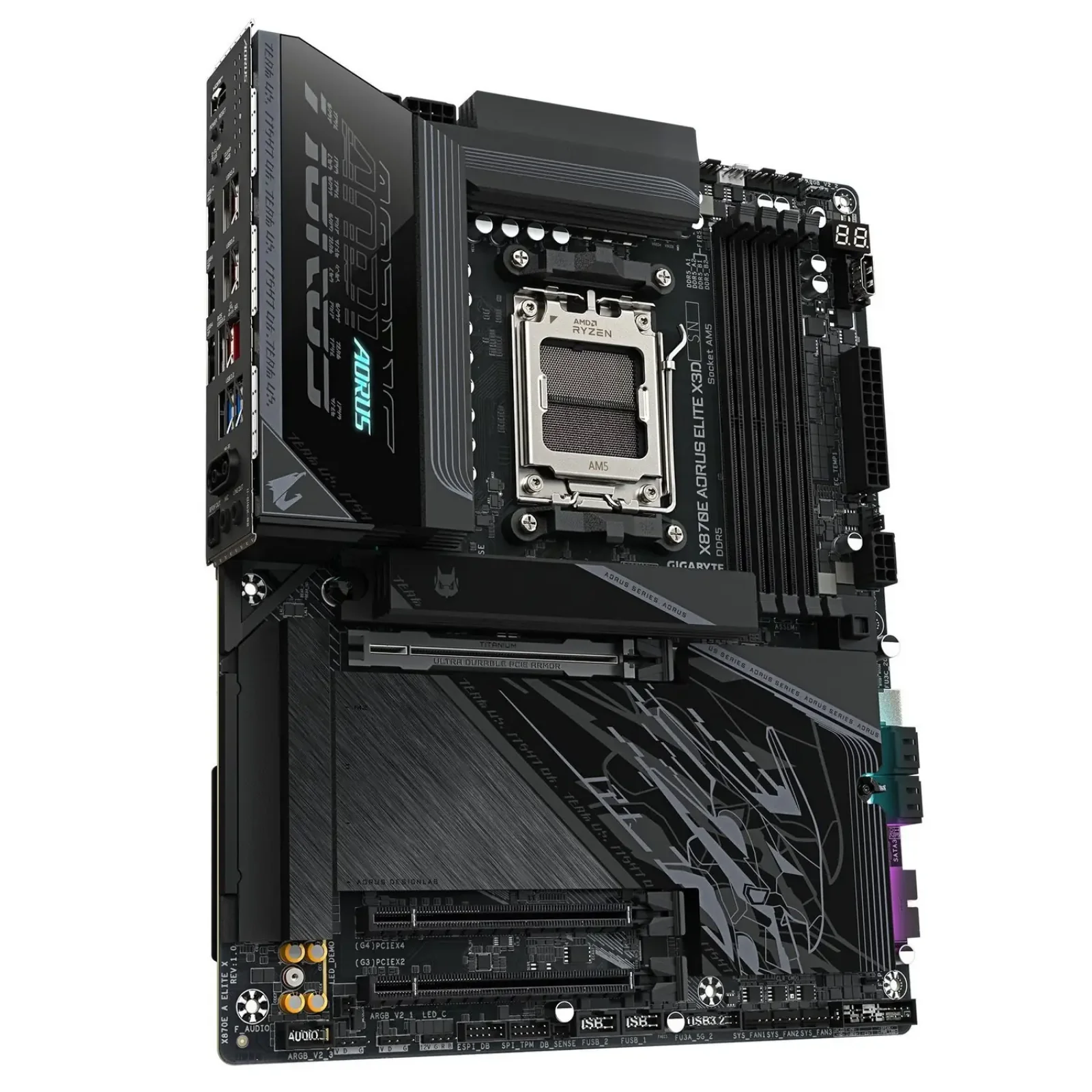 Материнская плата Gigabyte X870E Aorus Elite X3D Socket AM5 UA