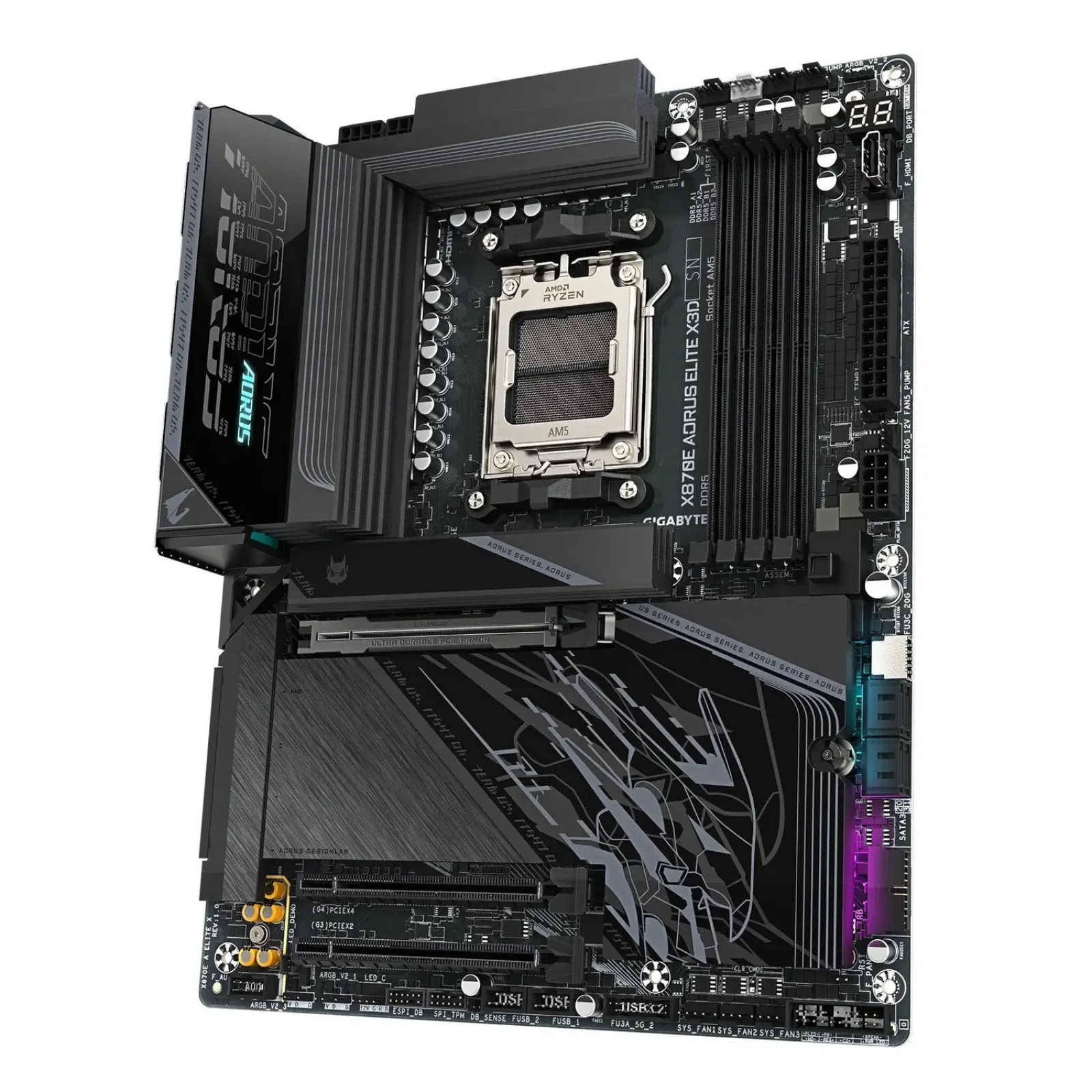 Материнская плата Gigabyte X870E Aorus Elite X3D Socket AM5 UA