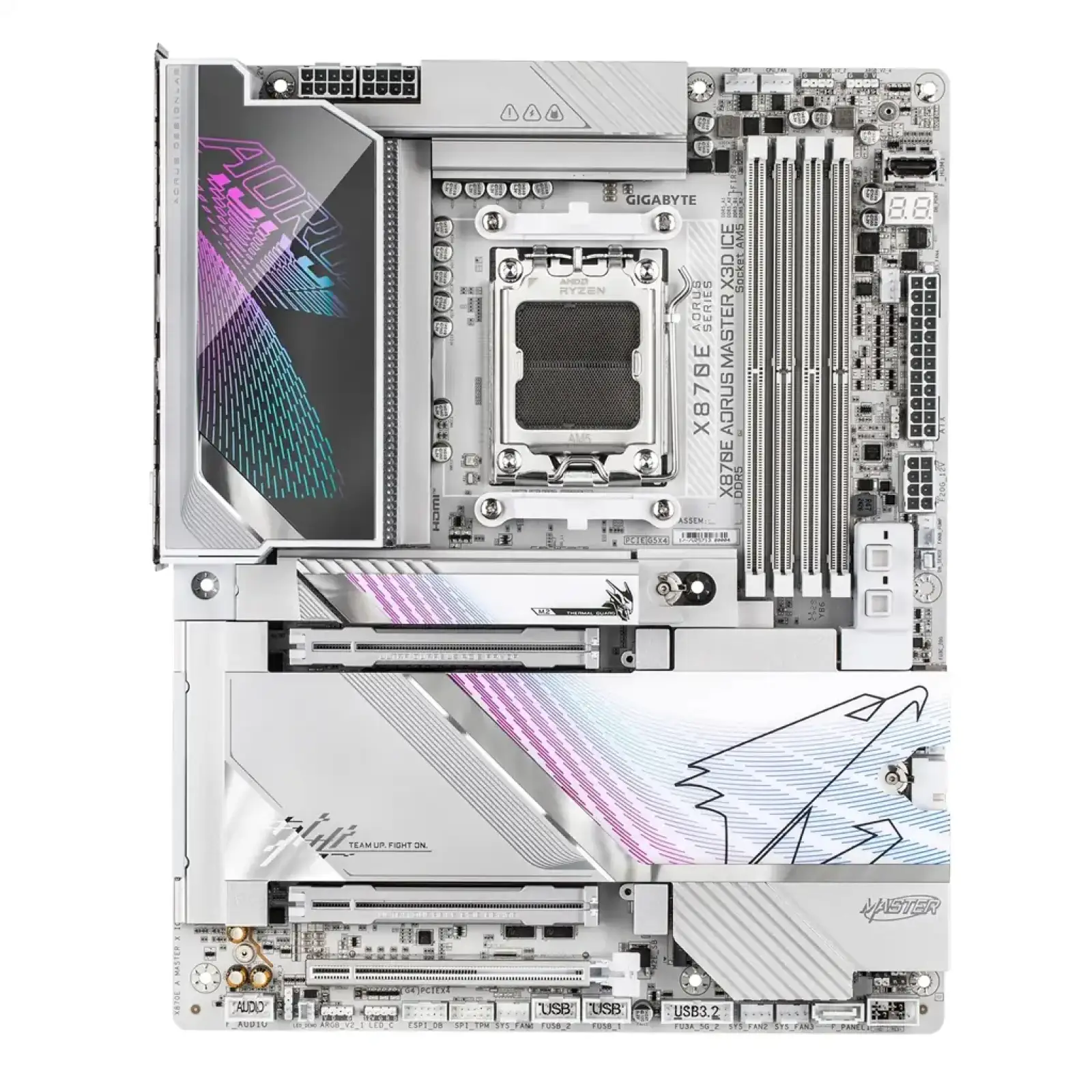 Материнська плата Gigabyte X870E Aorus Master X3D Ice s-AM5 UA