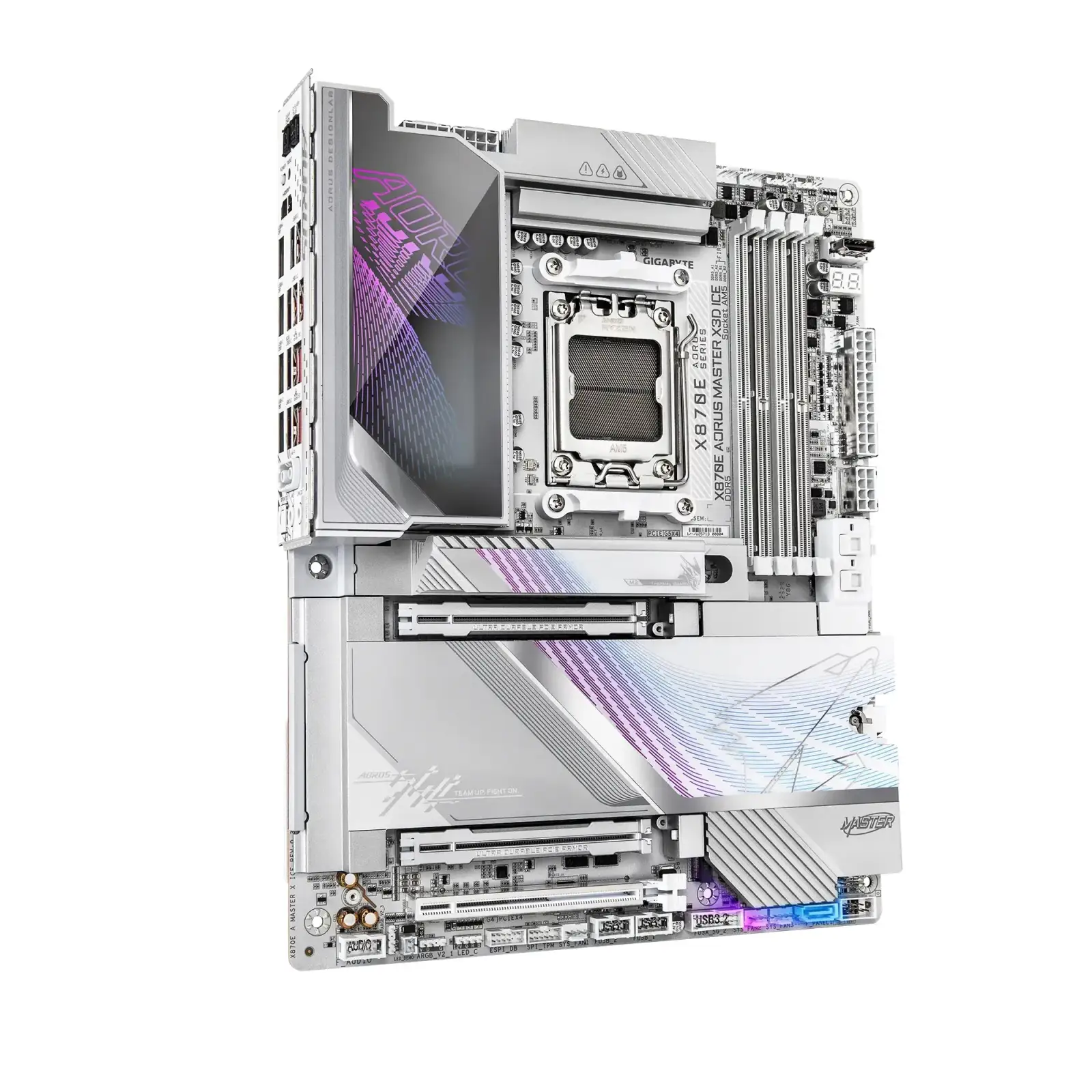 Материнська плата Gigabyte X870E Aorus Master X3D Ice s-AM5 UA