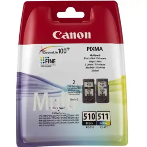 Картридж Canon (PG-510/CL-511) Pixma MP240/250/260/270/272/280/MX320/330 Multipack (2970B017AA) UA