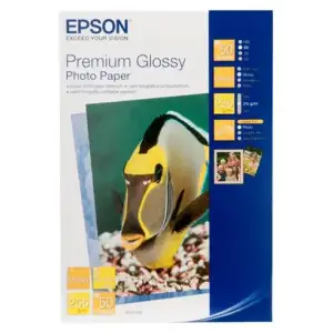 Фотопапiр EPSON Premium Glossy Photo Paper глянцевий 255г/м2 10х15см 50арк. (C13S041729) UA