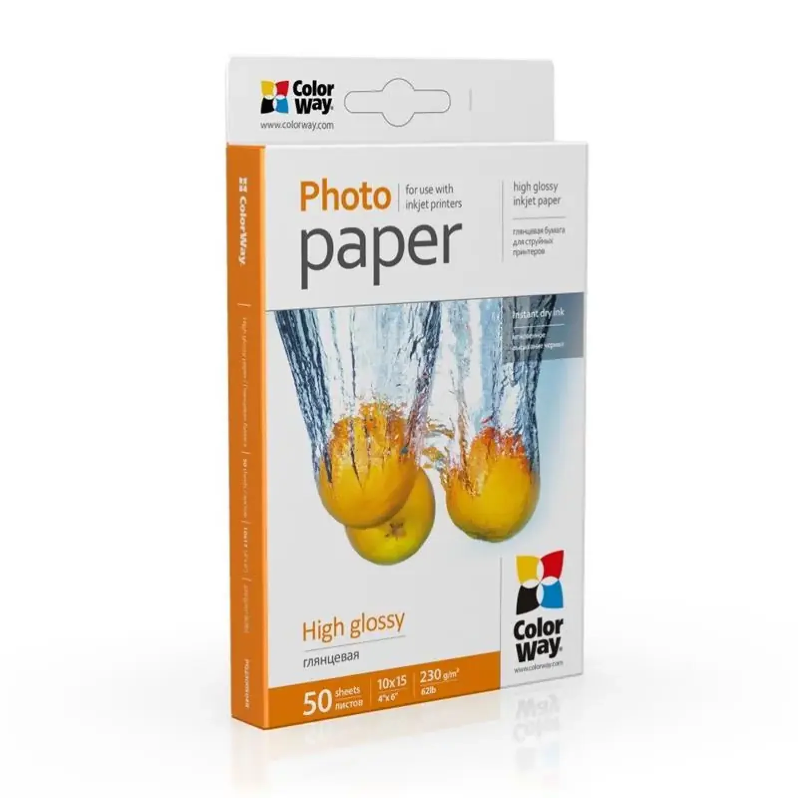 Фотобумага CW глянцевая 230г/м2 10х15см 50л (PG2300504R) UA