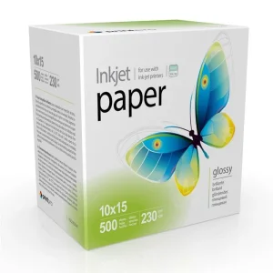 Фотопапір PrintPro глянсова 230г/м2 10x15см 500л (PGE2305004R) UA