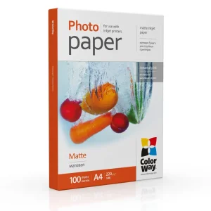 Фотопапір CW матова 220г/м2 A4 100л (PM220100A4) UA