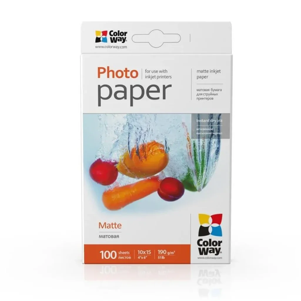 Фотопапір CW матова 190г/м2 10x15см 100л (PM1901004R) UA