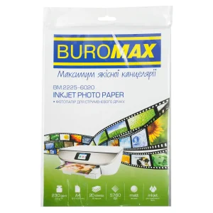 Фотопапір Buromax матовий 230г/м2 А4, 20л (BM.2225-6020) UA