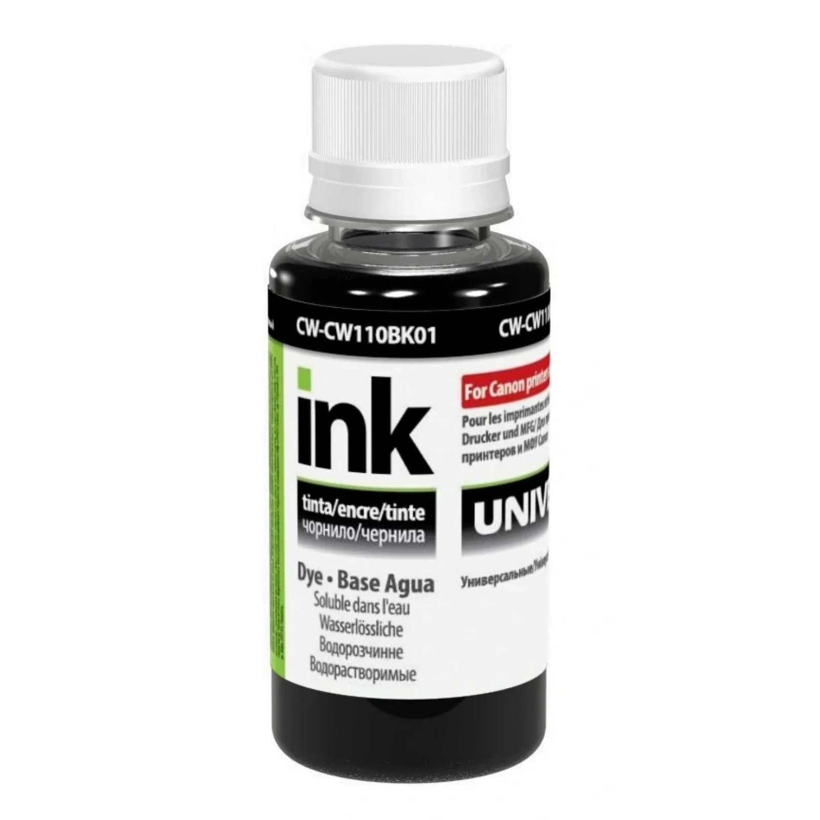 Чернила CW Canon Universal (Black) (CW-CW110BK01) 100мл UA
