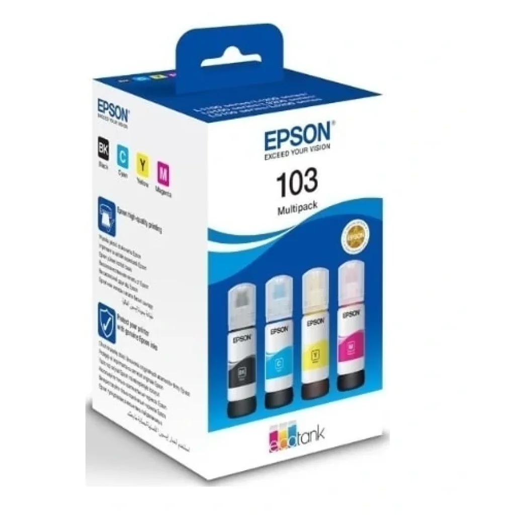 Комплект чорнил Epson L31XX Multipack (C,M,Y,Bk) (C13T00S64A) UA
