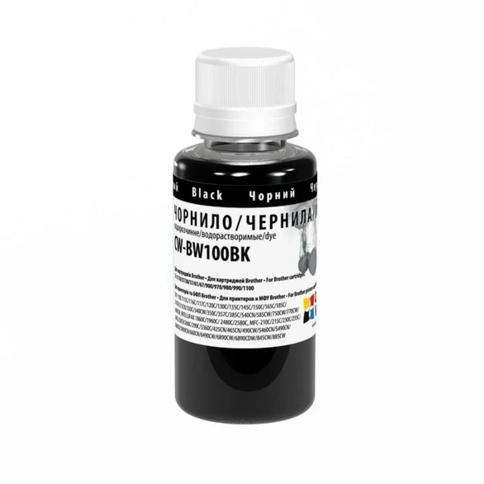 Чернила CW Brother Universal (Black) (CW-BW100BK01) 100мл UA