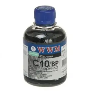 Чорнила WWM для CANON PG-510/512/PGI-520Bk/PGI-425PGBk (Black Pigmented) C10/BP-2 100г UA