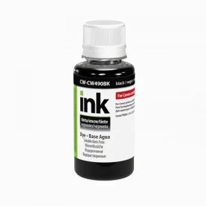 Чорнила CW Canon PIXMA G1400/G2400/G3400 (CW-CP490BK01) Black Pigment, 100мл UA