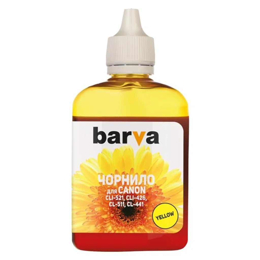 Чернила Barva Canon CLI-426/451/521/CL-441/511/513 (Yellow) (C521-288) 90 г UA