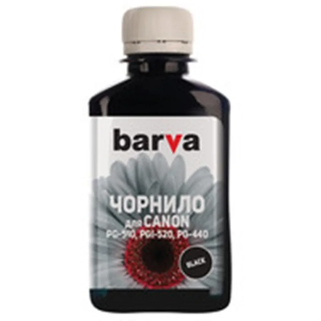 Чорнила Barva Canon PGI-520/PG-510 (MG2140/MP230/MP280) (C520-089) Black Pigment, 180 г UA