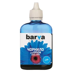 Чорнила Barva EPSON L800/L810/L850/L1800 (T6732) (Cyan) (L800-410) 90 г UA