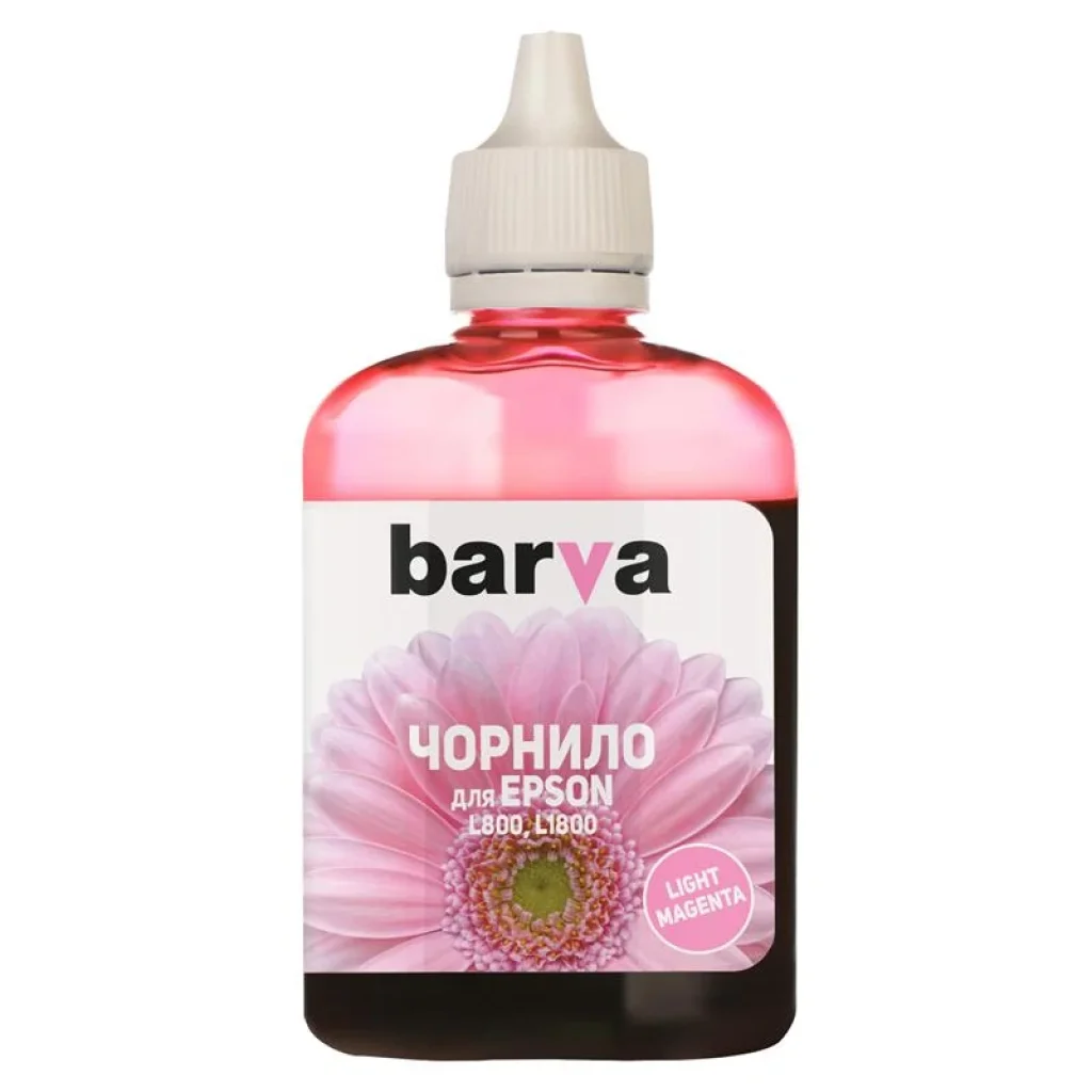 Чернила Barva EPSON L800/L810/L850/L1800 (T6736) (Light magenta) (L800-418) 90 г UA