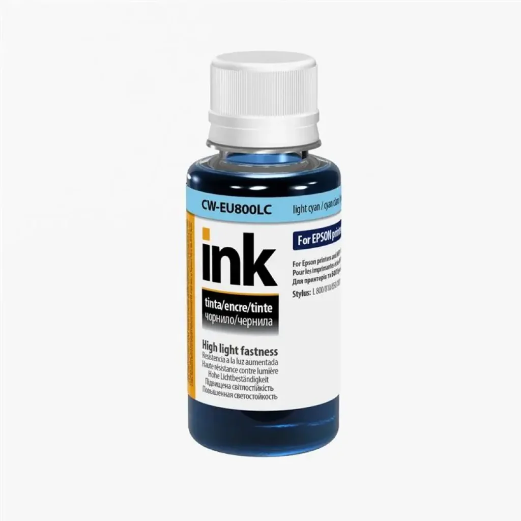 Чорнило свiтлостiйке CW Epson L800 (Light Cyan) (CW-EU800LC01) (T6735) 100мл UA