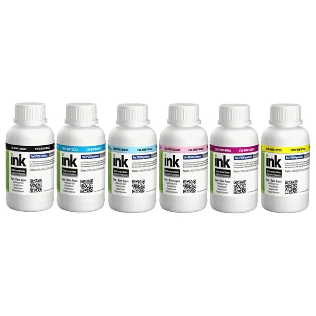 Комплект чорнил CW Epson L800/810/850 BK/С/LC/LM/M/Y (CW-EW810SET02) 6*200г UA