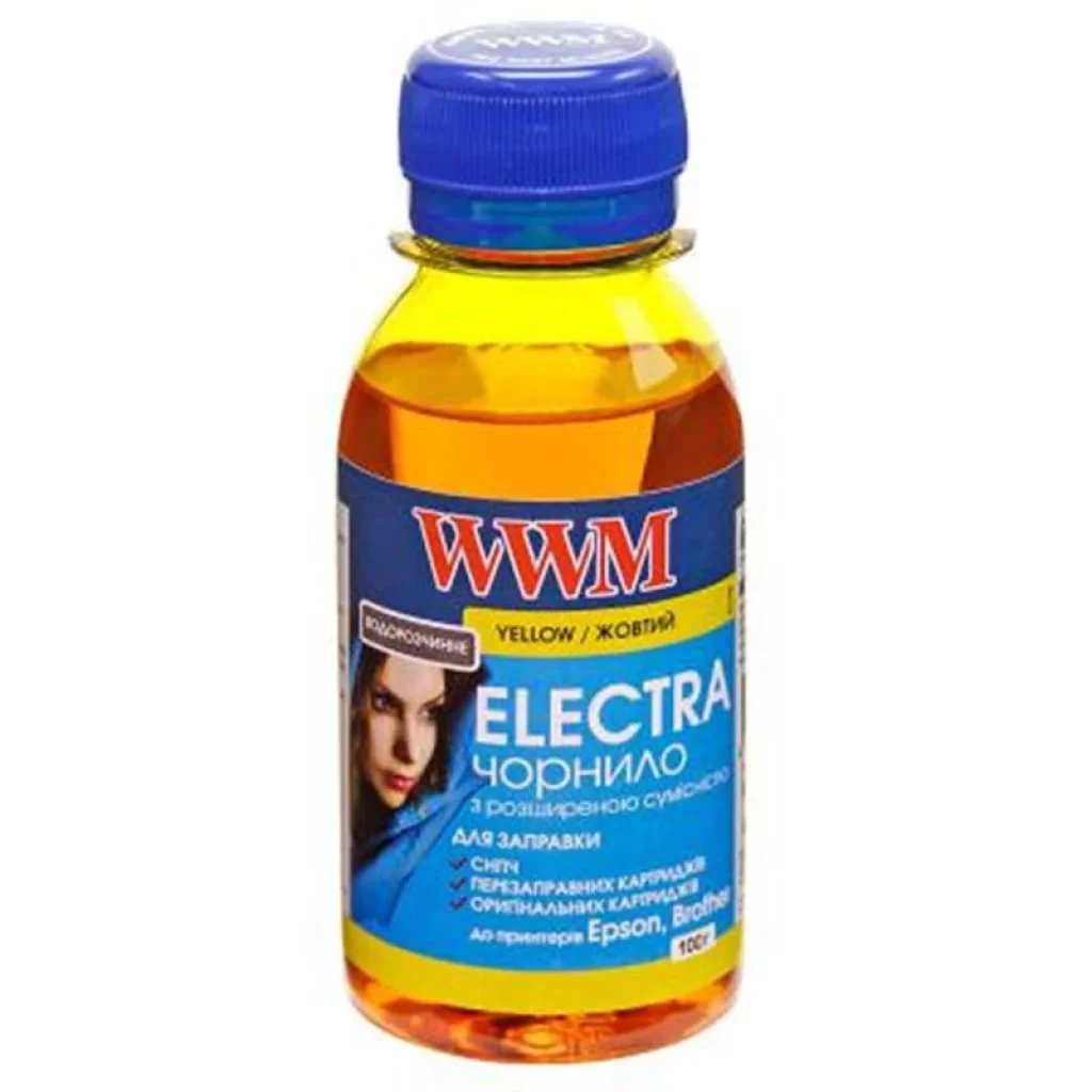 Чернила WWM Epson Universal Electra Yellow (EU/Y-2) 100г UA