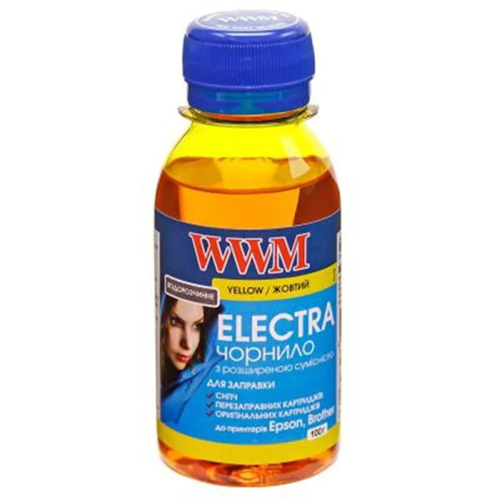 Чорнила WWM Epson Universal Electra Yellow (EU/Y-2) 100г UA