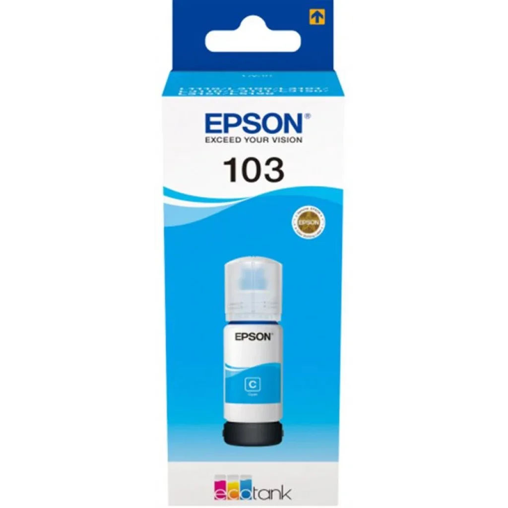 Чернила Epson L3100/3101/3110/3150/3151 Cyan (C13T00S24A) 65 мл UA