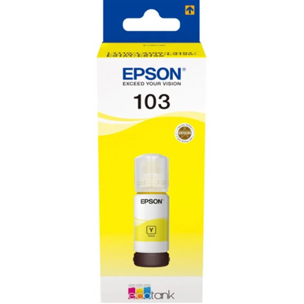 Чернила Epson L3100/3101/3110/3150/3151 Yellow (C13T00S44A) 65 мл UA