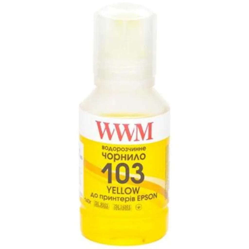 Чорнила WWM Epson L3100/3110/3150 (Yellow) (E103Y) 140г UA