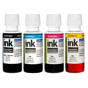 Комплект чернил CW HP Ink Tank 115/315/415 BK/С/M/Y (CW-HP51/HW52SET01) 4*100мл UA