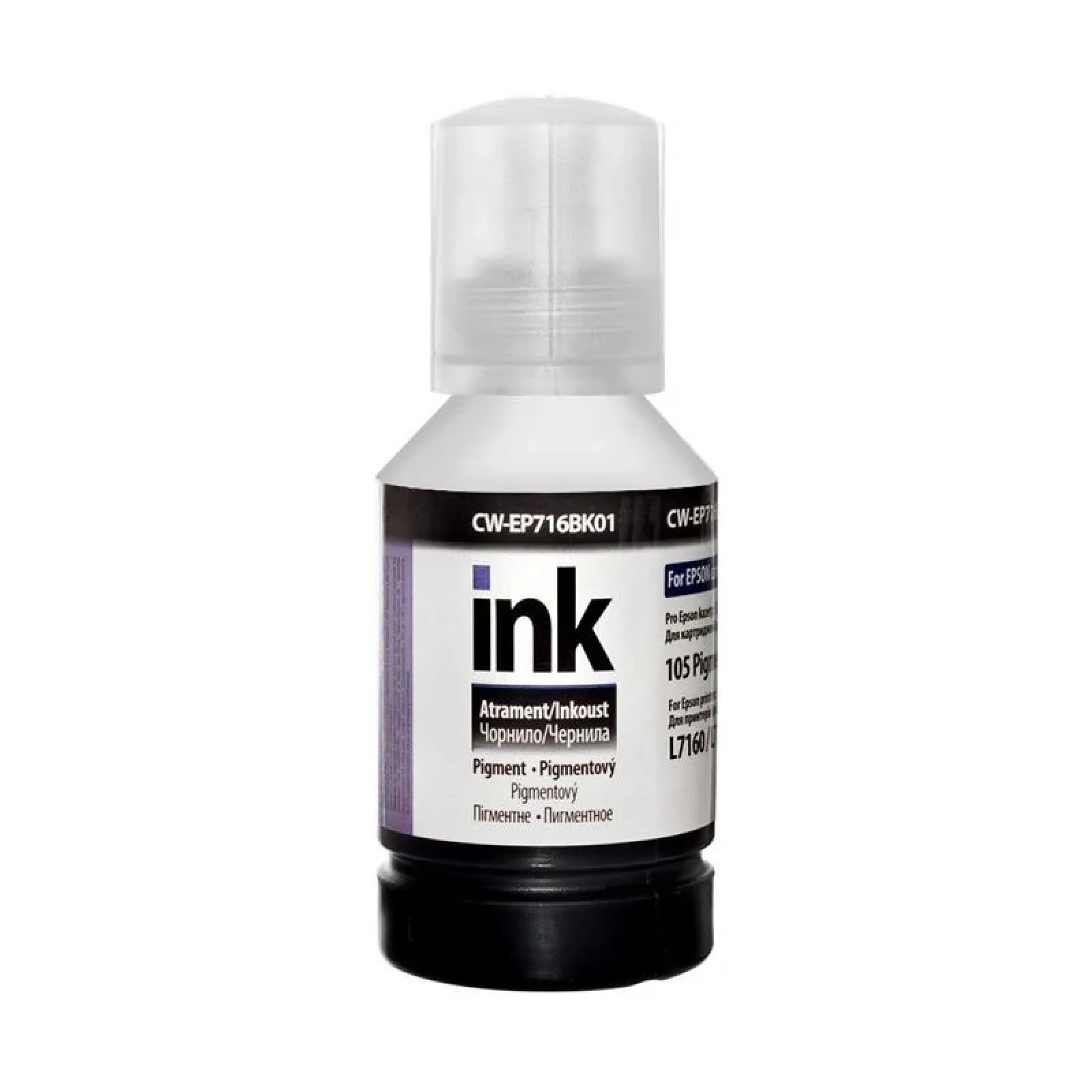 Чернила CW Epson L-7160/7180 (Black Pigment) (CW-EP716BK01) 140мл UA