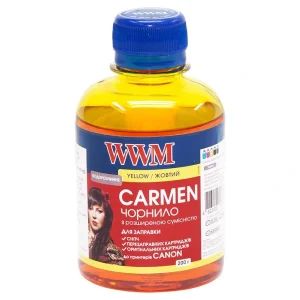 Чернила WWM Universal Carmen для Сanon серий PIXMA iP/iX/MP/MX/MG Yellow (CU/Y) 200г UA