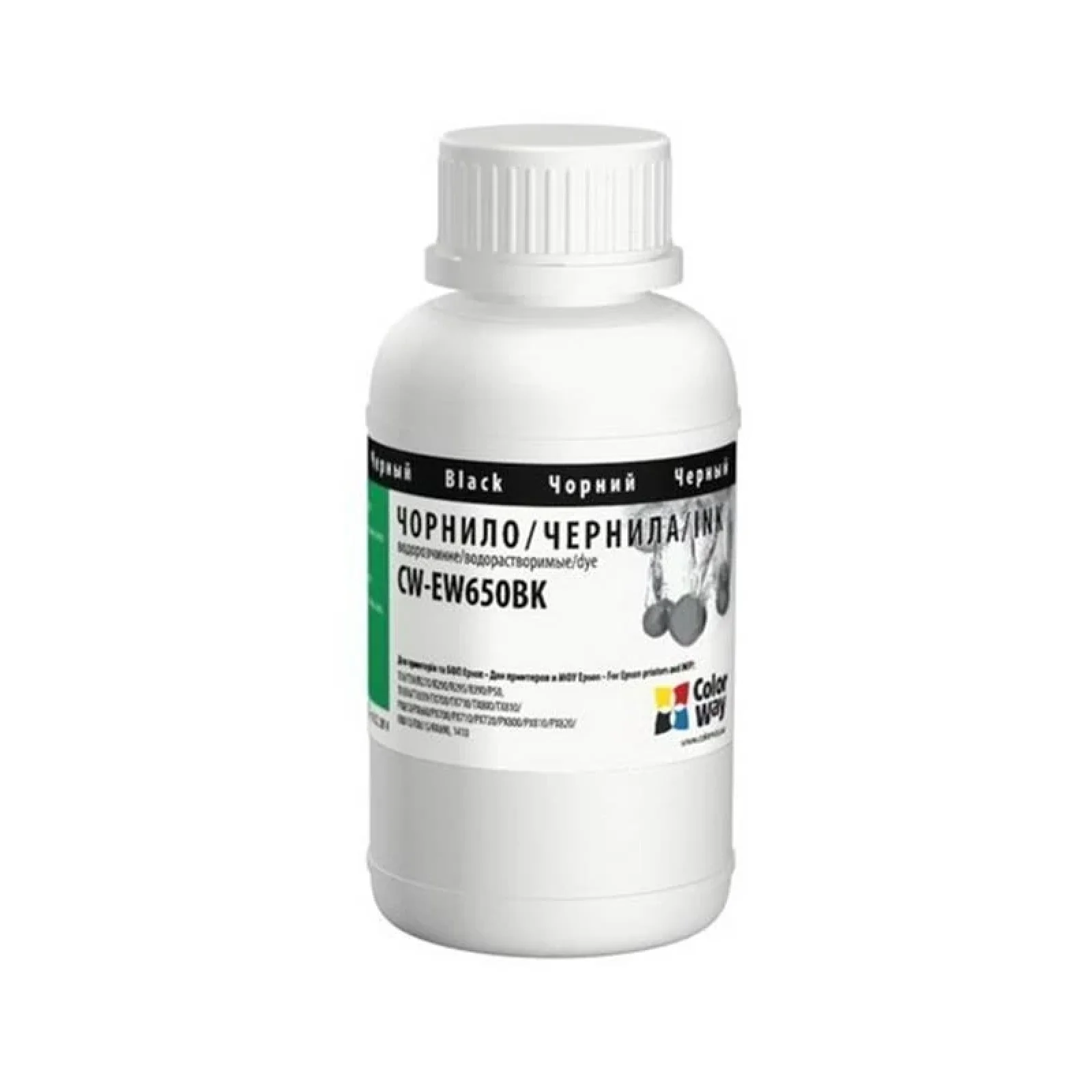 Чернила CW Epson TX650 (Black) (CW-EW650BK02) 200мл UA