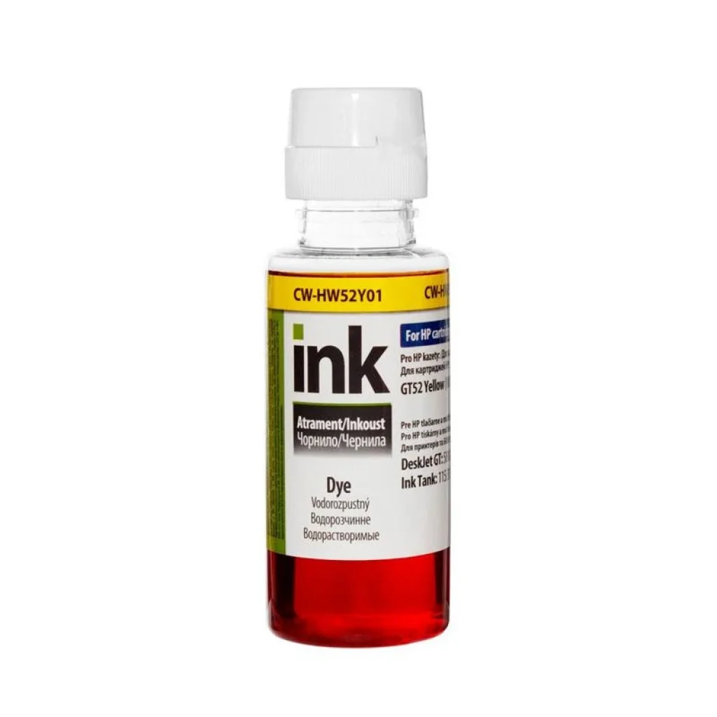Чернила CW HP Ink Tank 115/315/415 (Yellow) (CW-HW52Y01) 100мл UA