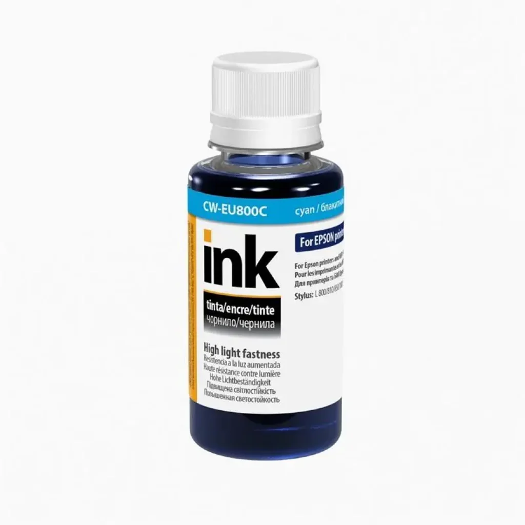 Чернила светостойкие CW EPSON L800 (Cyan) (CW-EU800C01) (T6732) 100мл UA