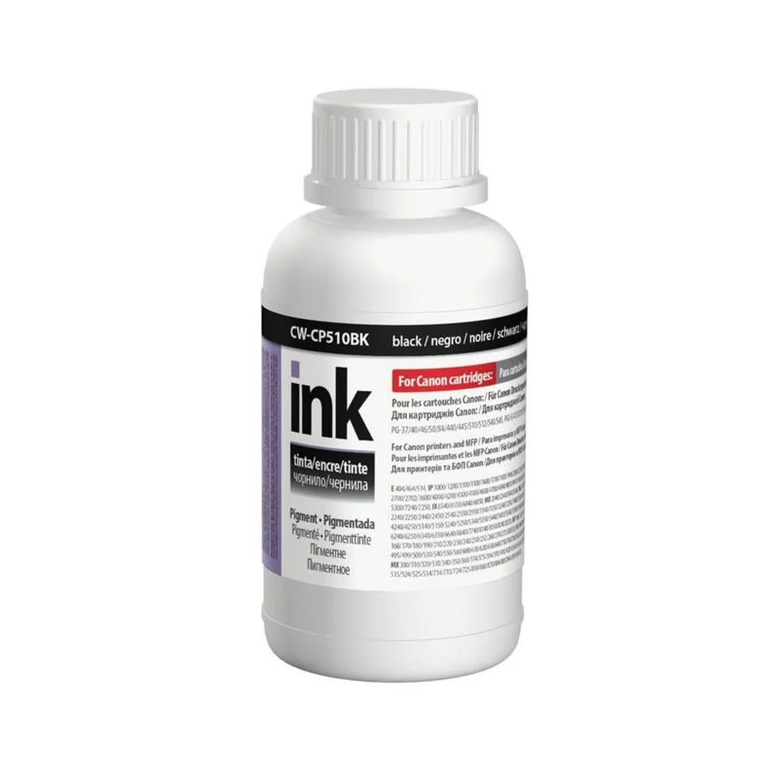 Чернила CW Canon CP-510 (CW-CP510BK02) Black Pigment, 200мл UA
