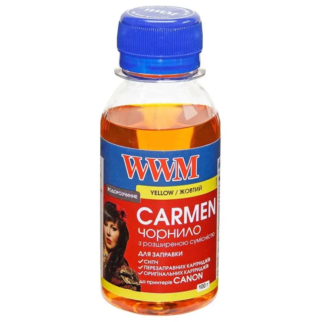 Чернила WWM Canon Universal Carmen Yellow (CU/Y-2) 100г UA