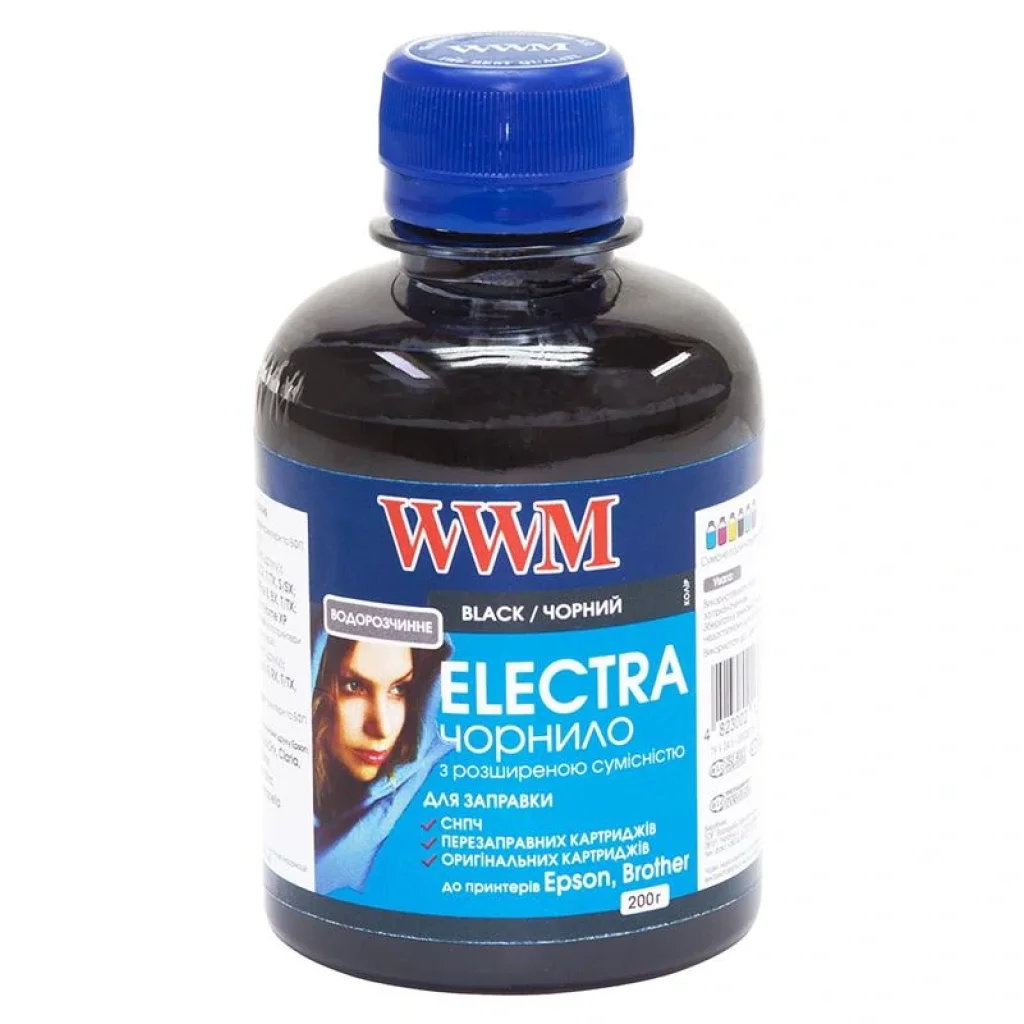Чернила WWM EPSON Universal Electra для Epson серий Stylus C/CX, T/TX, S/SX, Stylus Office B/BX, T/TX, Stylus Photo, EU/B UA