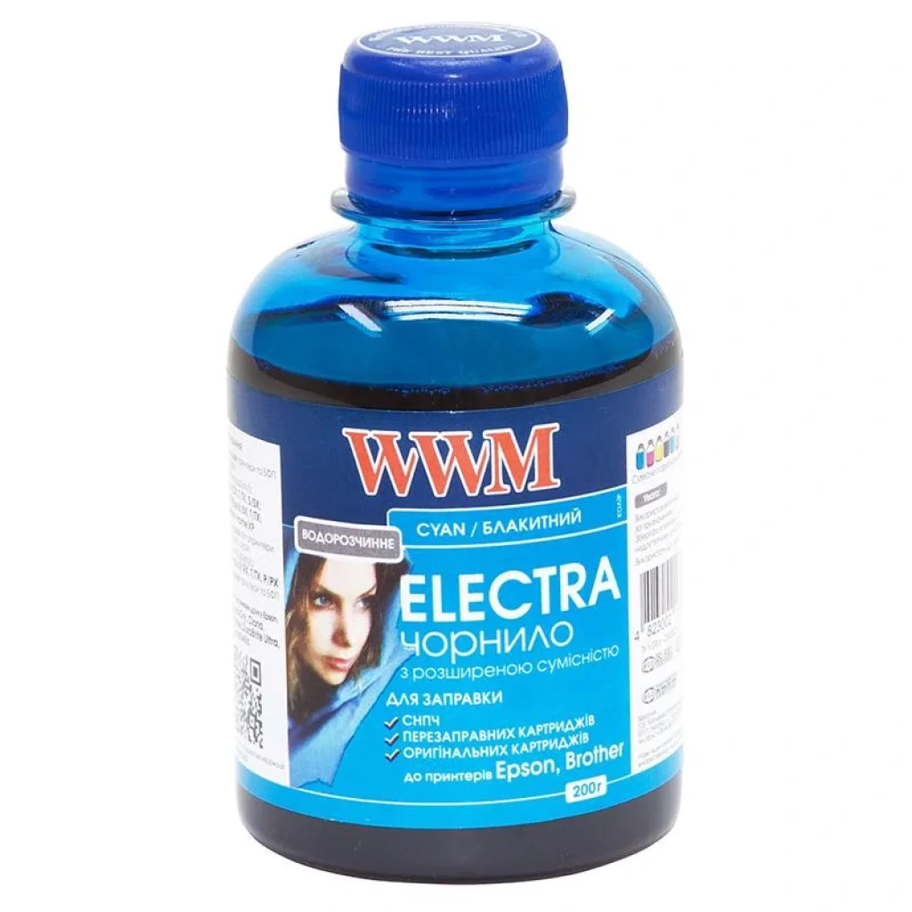Чорнила WWM EPSON Universal Electra для Epson серій Stylus C/CX, T/TX, S/SX, Stylus Office B/BX, T/TX, Stylus Photo, EU/C UA