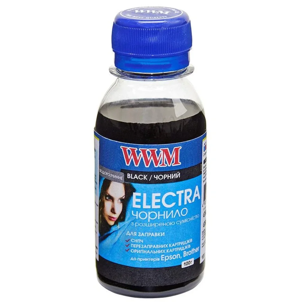 Чорнила WWM Epson Universal Electra Black (EU/B-2) 100г UA