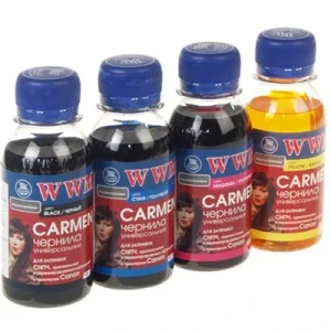 Комплект чернил WWM Universal Carmen для Сanon серий PIXMA iP/iX/MP/MX/MG В/C/M/Y(CARMEN.SET-2) 4*100г UA
