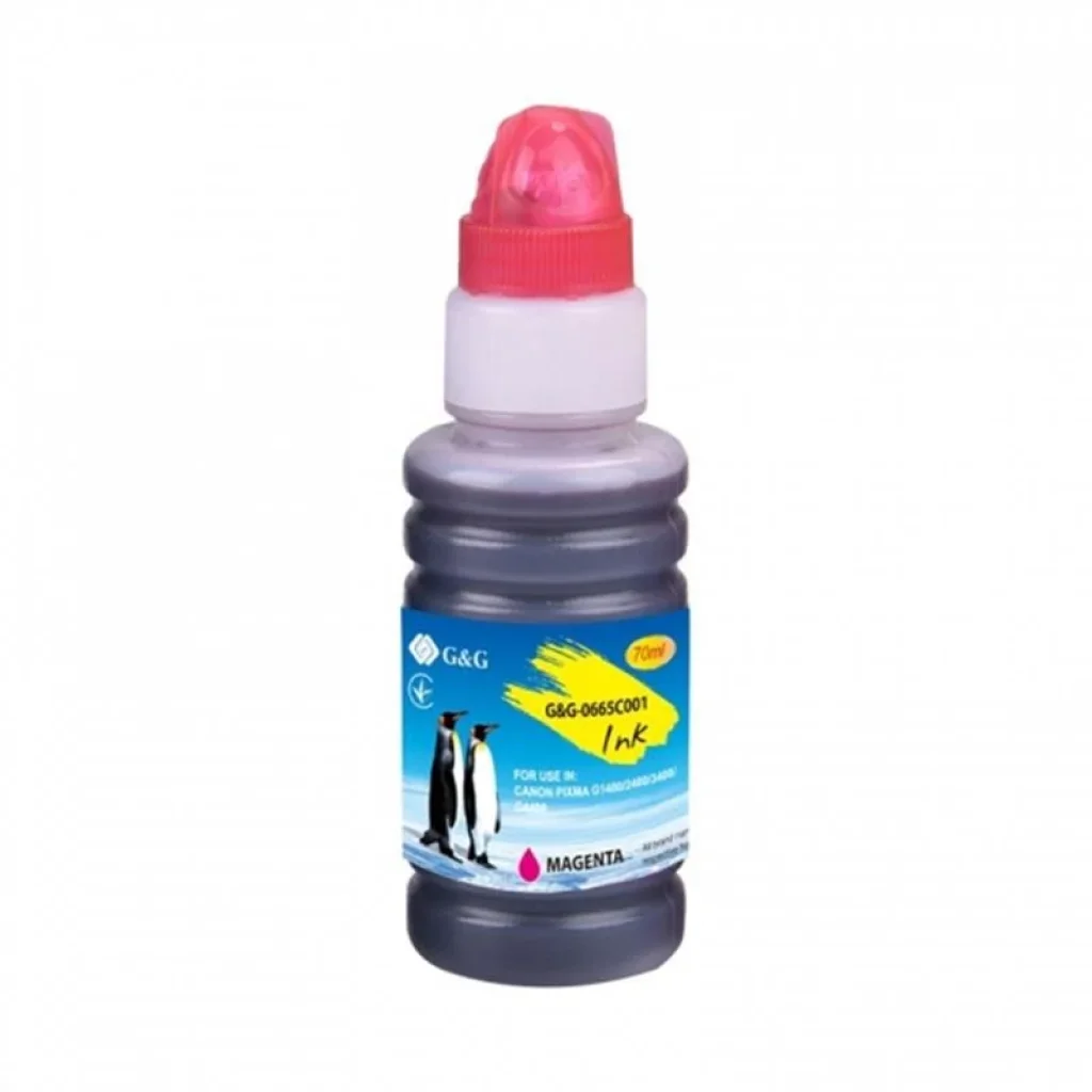Чорнила G&G Canon Pixma G1400/G2400/G3400 (Magenta) (G&G-0665C001) 70мл UA