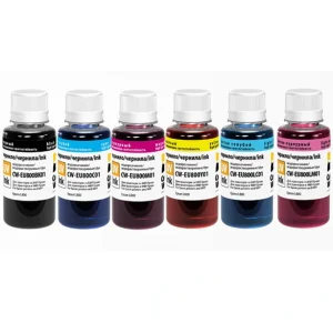 Комплект світлостійкого чорнила CW EPSON L800 BK/С/LC/LM/M/Y (CW-EU800SET01) 6х100мл UA