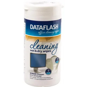Чист. DataFlash (DF1511) серветки для TFT/LCD, 50 волог. + 50 сух. UA