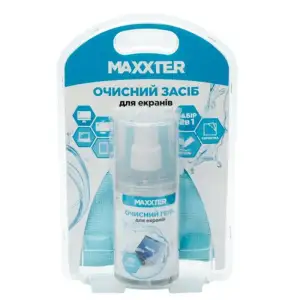 Чистящий гель Maxxter TFT/LCD 200 мл + салфетка 25 х 25 см (CSG-SCR200-01) UA