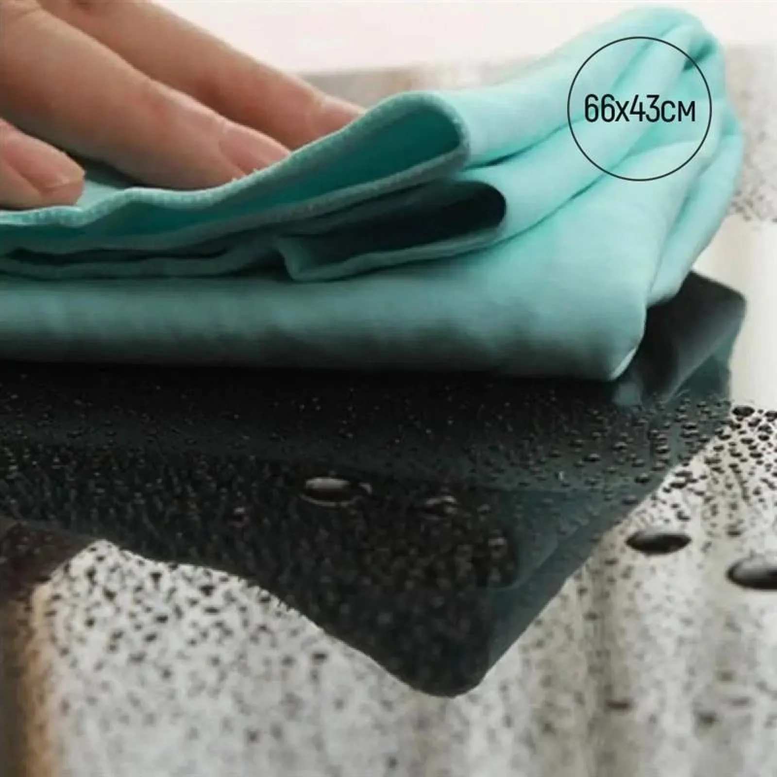 Серветка ColorWay автомобільна із синтетичної замші в тубі 66х43см (CW-6643) UA