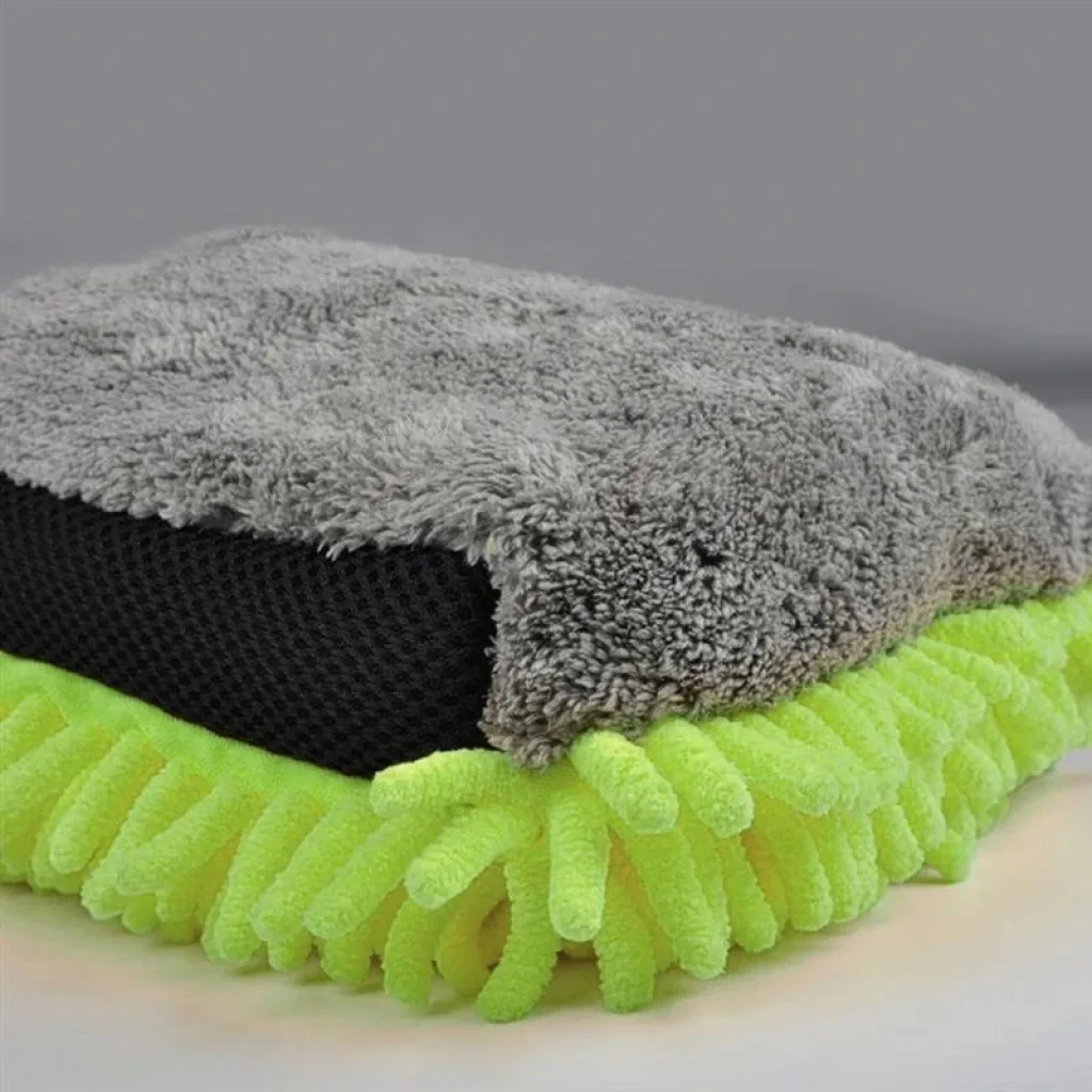 Рукавичка ColorWay з мікрофібри для миття та полірування автомобіля, двостороння (CW-2417) UA
